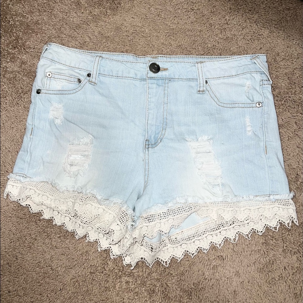 Womens jean shorts